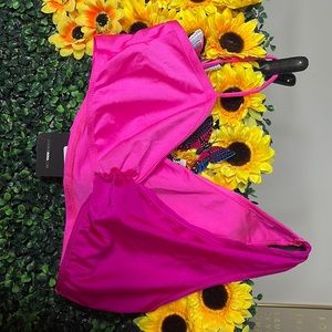 Blocked You Baby Biker Short Set - Pink/combo